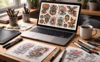 découvrez comment créer des planches flash de tatouage en haute définition sur votre pc portable grâce à nos astuces pratiques et faciles à suivre.