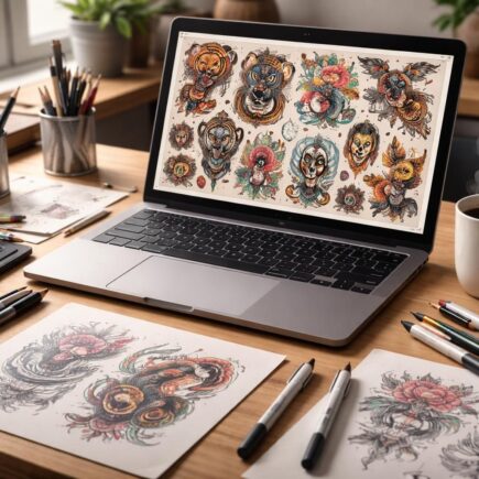 découvrez comment créer des planches flash de tatouage en haute définition sur votre pc portable grâce à nos astuces pratiques et faciles à suivre.