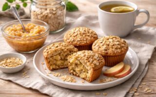 découvrez comment les muffins au flocon d'avoine et compote peuvent transformer votre petit déjeuner en un moment sain et délicieux, riche en fibres et en saveurs naturelles.