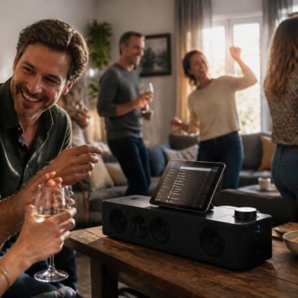 découvrez comment une ambiance sonore personnalisée et festive peut transformer votre fête, en créant une atmosphère unique et inoubliable pour vos invités.