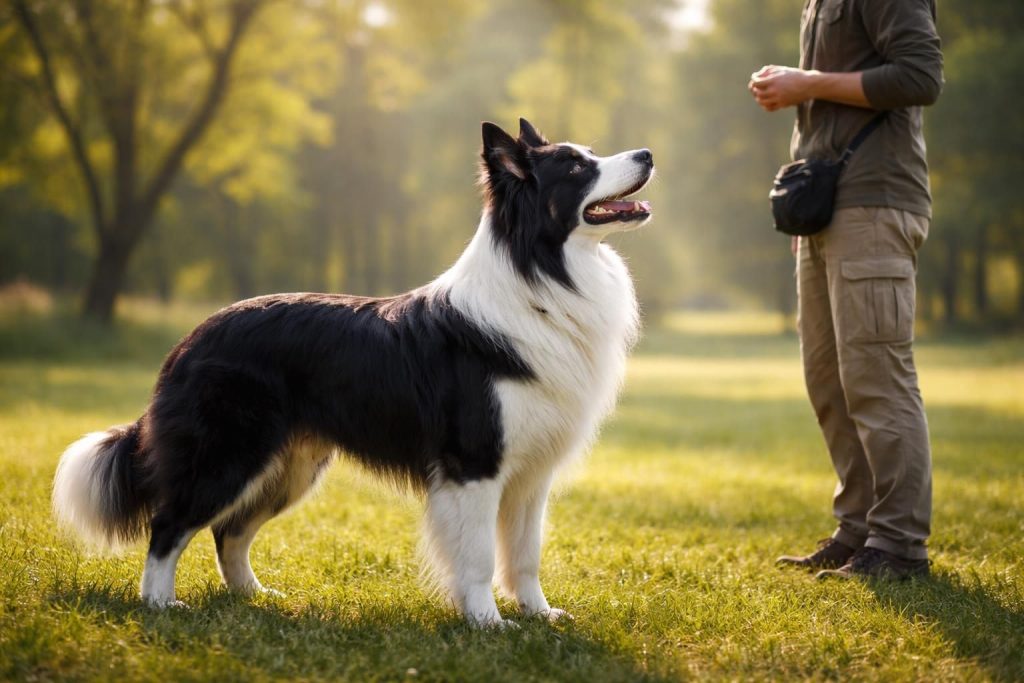 découvrez le chien berger blanc et noir, un compagnon fidèle et intelligent, idéal pour accompagner et réussir l'éducation canine grâce à son caractère dévoué et son aptitude à l'apprentissage.