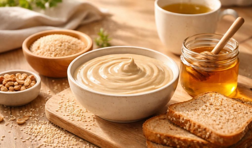 découvrez les bienfaits de la purée de sésame au petit déjeuner et pourquoi elle est idéale pour bien commencer votre journée.